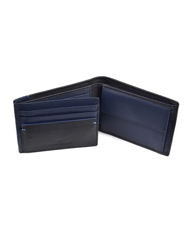 Cartera MIGUEL BELLIDO · Billetero con Monedero · En Piel · RFID · Color Negro y Marrón - Imagen 4