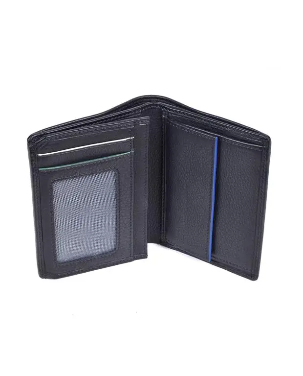 Cartera MIGUEL BELLIDO · Billetero con Monedero · En Piel · RFID · Color Negro y Marrón - Imagen 4
