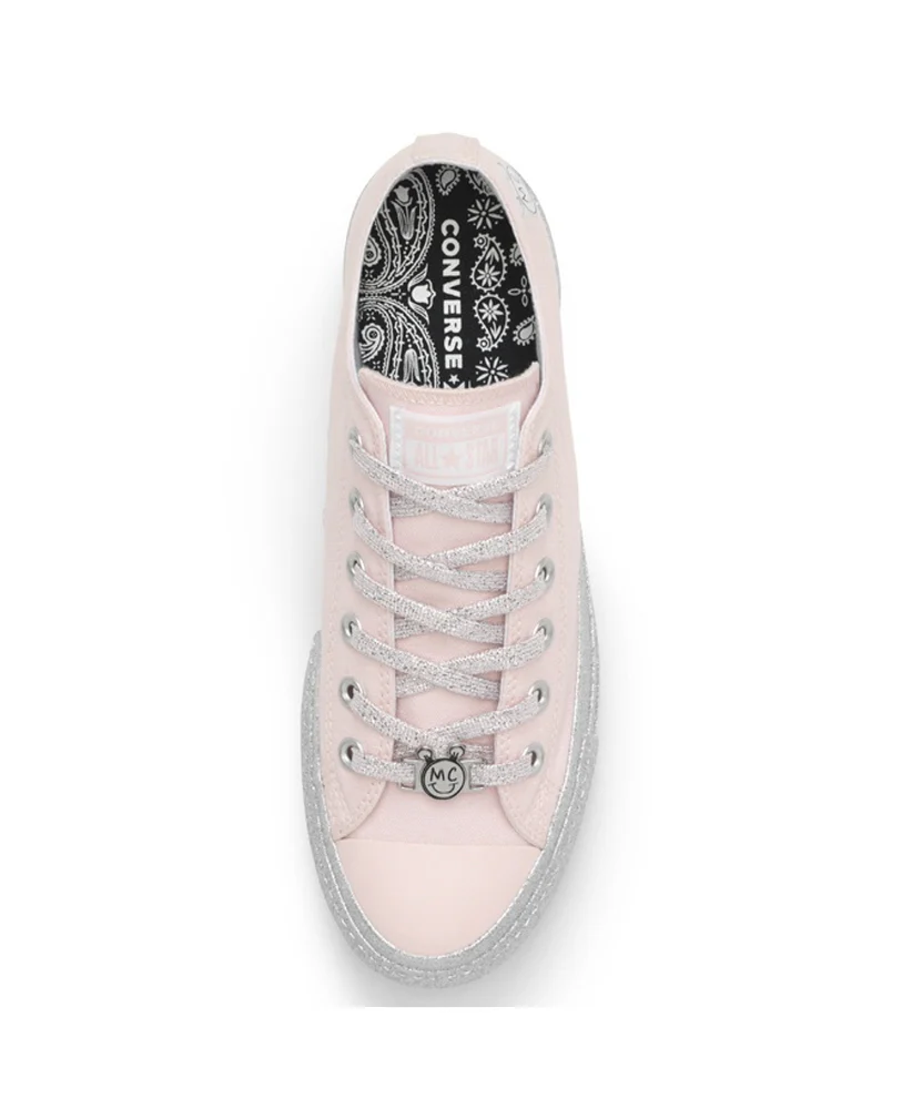 CONVERSE – Zapatillas Converse Chuck Taylor Lift Low Miley Cyrus Rosa Plataforma - Imagen 7