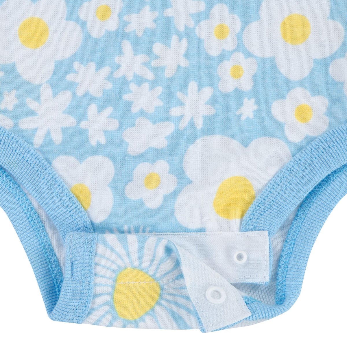 CONVERSE – Conjunto Bebé Original 3 Piezas 0-6 Meses Flores Azul Body Gorro Patucos Caja Regalo Edición Limitada NC0347-BIS - Imagen 6