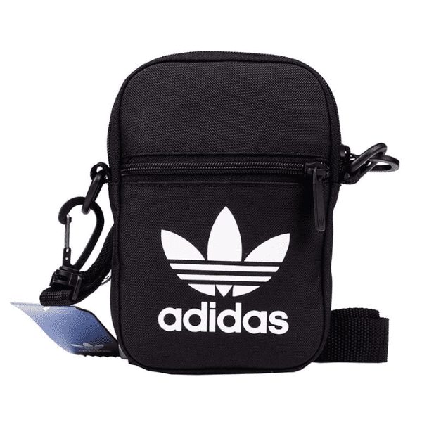 ADIDAS – Originals Fest Bag Trefoil EI7411 Negra – Bolso Bandolera Unisex Compacto para Viajar, Diario y Festival - Imagen 2