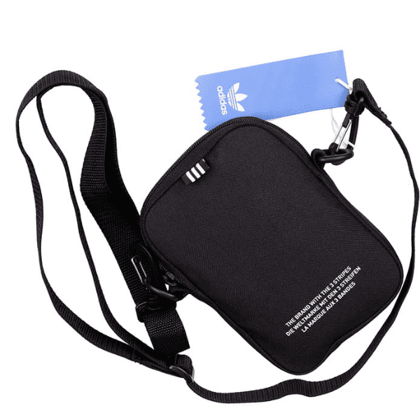 ADIDAS – Originals Fest Bag Trefoil EI7411 Negra – Bolso Bandolera Unisex Compacto para Viajar, Diario y Festival - Imagen 3