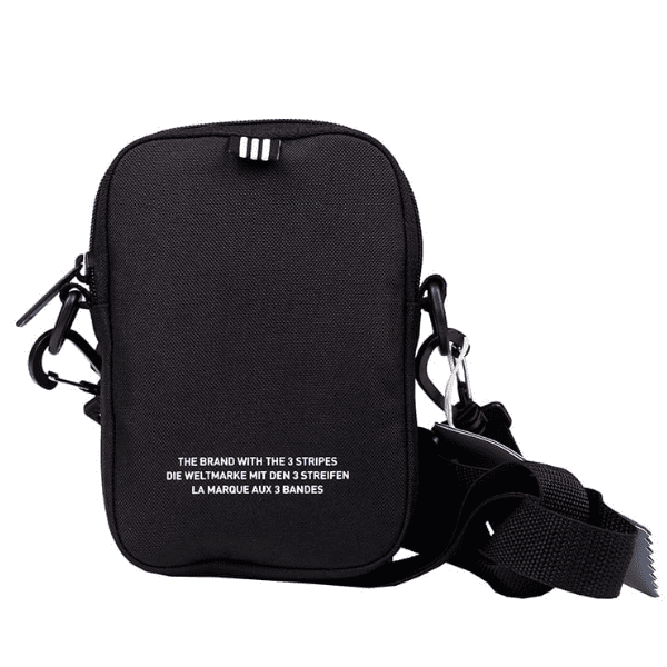 ADIDAS – Originals Fest Bag Trefoil EI7411 Negra – Bolso Bandolera Unisex Compacto para Viajar, Diario y Festival - Imagen 4