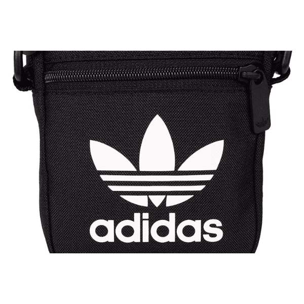 ADIDAS – Originals Fest Bag Trefoil EI7411 Negra – Bolso Bandolera Unisex Compacto para Viajar, Diario y Festival - Imagen 5