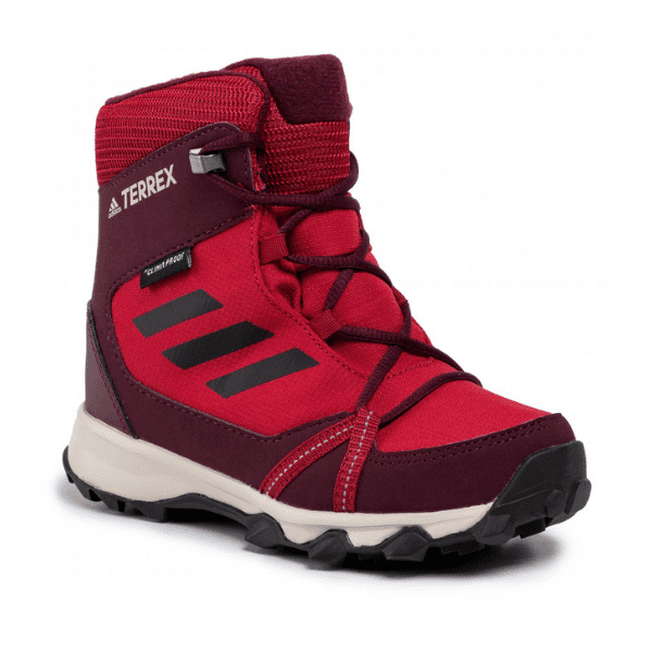 ADIDAS – Terrex Snow CP CW K – Botas Invierno Niño/Niña Rojas Trekking Impermeables - Imagen 4