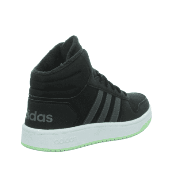 ADIDAS – Zapatillas Botas Deportivas Niño Niña Negra Hoops Mid 2.0 K - Imagen 7