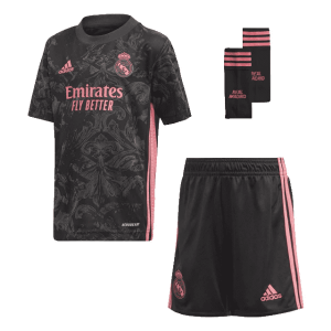 ADIDAS – Equipación Real Madrid niño 2020/21 Tercera | Set oficial Adidas Negro