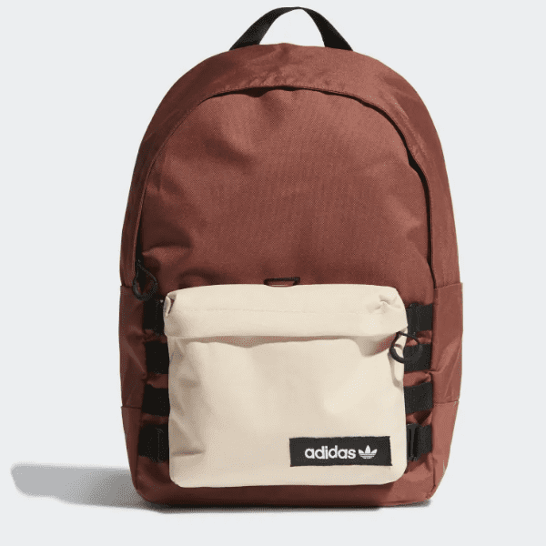 ADIDAS – Mochila Adidas Sport Modular Originals BP GN1395 22,5 L Marrón Unisex con Bolsillo Desmontable