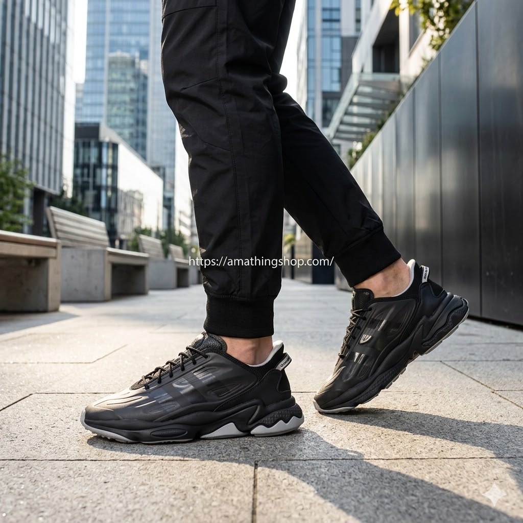 ADIDAS – Zapatillas Adidas Ozweego Celox Hombre Negras GZ7277 - Imagen 6