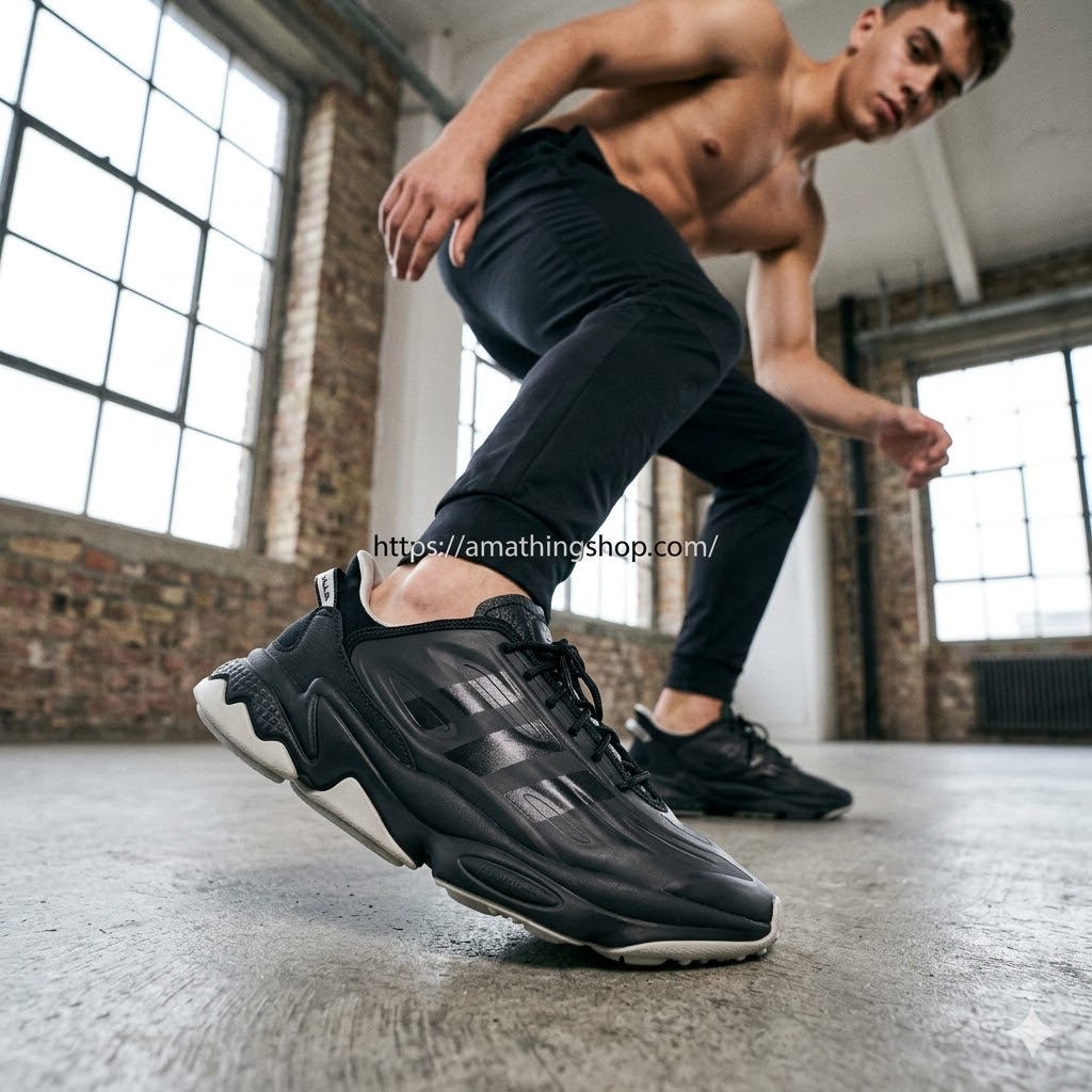 ADIDAS – Zapatillas Adidas Ozweego Celox Hombre Negras GZ7277 - Imagen 4