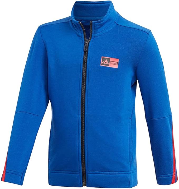 ADIDAS – Sudadera Adidas Marvel Spiderman Niño 2-3 Años Azul con Cremallera