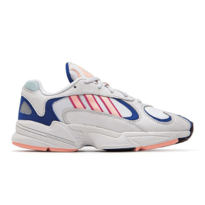 ADIDAS – Zapatillas Hombre Originals Yung-1 BD7654 41 1/3 Blanco Azul Naranja Zapatillas Retro 90s