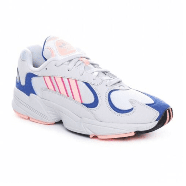ADIDAS – Zapatillas Hombre Originals Yung-1 BD7654 41 1/3 Blanco Azul Naranja Zapatillas Retro 90s - Imagen 3