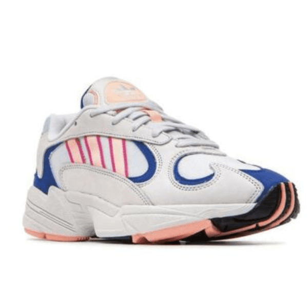 ADIDAS – Zapatillas Hombre Originals Yung-1 BD7654 41 1/3 Blanco Azul Naranja Zapatillas Retro 90s - Imagen 4