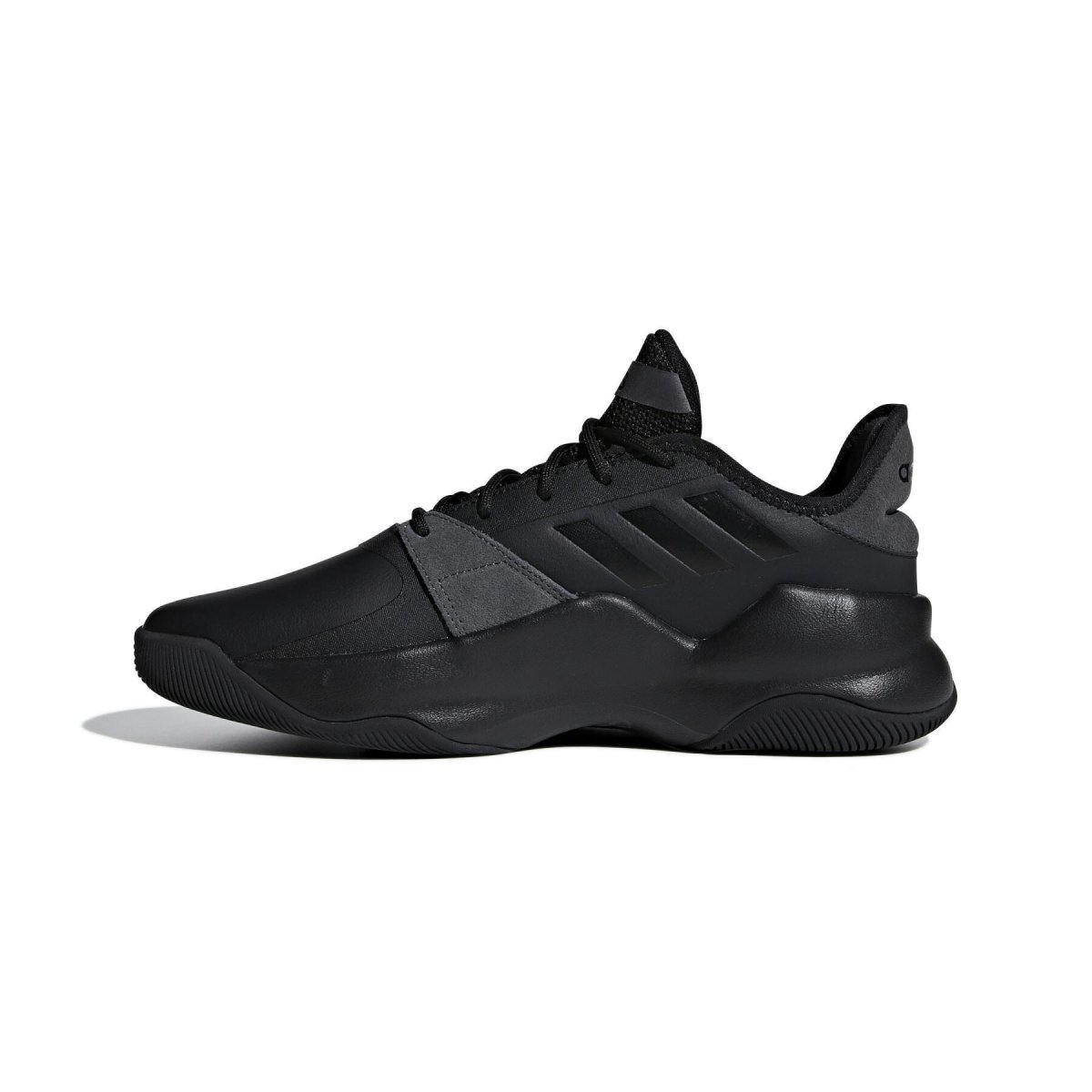 ADIDAS – Zapatillas Adidas Streetflow Hombre Negras Cloudfoam Talla 43 1/3 - Imagen 6