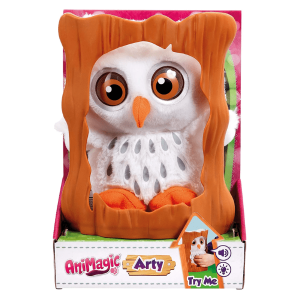 ANIMAGIC –  El Búho Mascota Arty Soft Plush