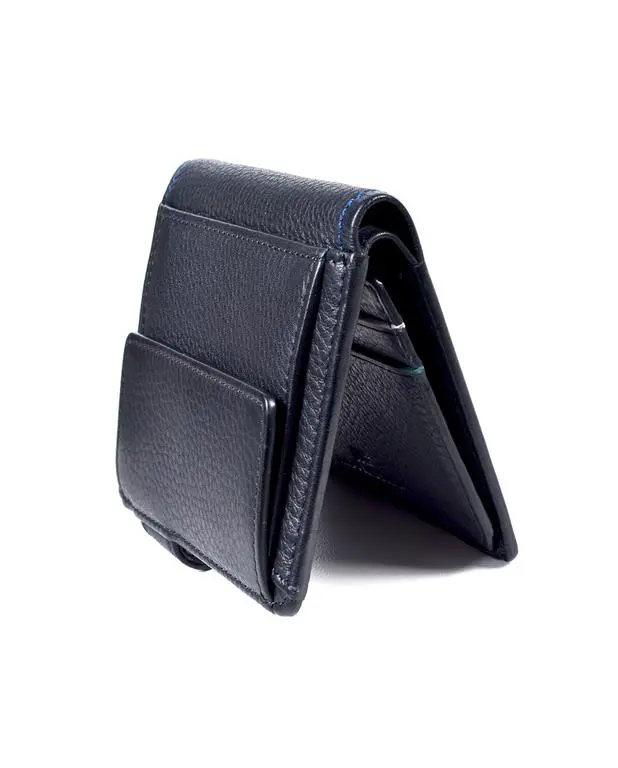 Cartera MIGUEL BELLIDO · Billetero con Monedero Exterior · En Piel · RFID · Color Negro y Marrón - Imagen 5