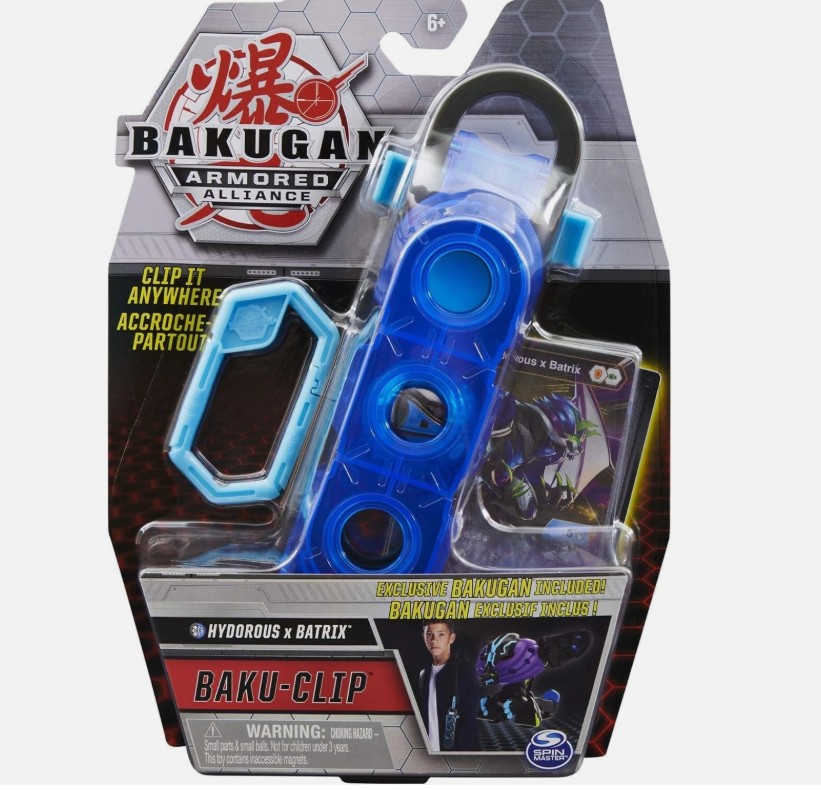 BAKUGAN – Baku-Clip S2 Hydorous x Batrix Azul – Estuche con Bakugan exclusivo - Imagen 2