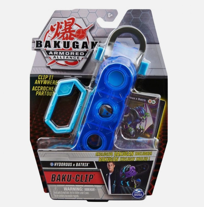 BAKUGAN – Baku-Clip S2 Hydorous x Batrix Azul – Estuche con Bakugan exclusivo - Imagen 3
