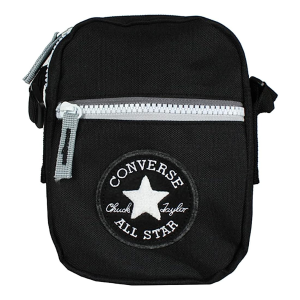 CONVERSE – Bandolera Converse Negra Unisex 9A5390 Crossbody para Móvil, Viaje y Festival