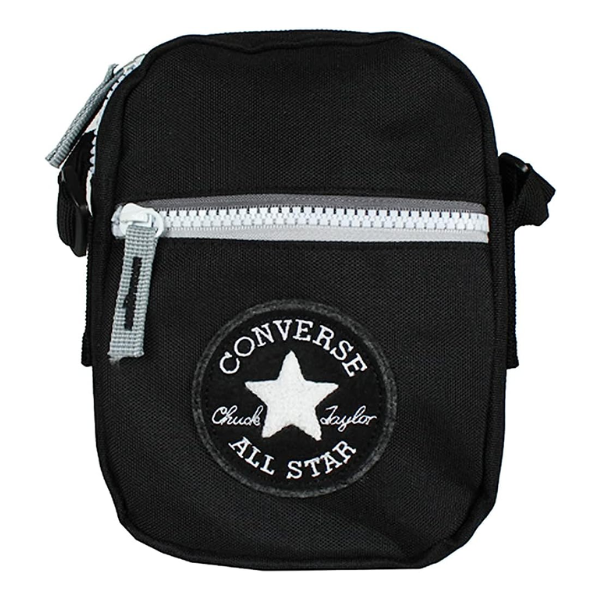CONVERSE – Bandolera Converse Negra Unisex 9A5390 Crossbody para Móvil, Viaje y Festival - Imagen 2