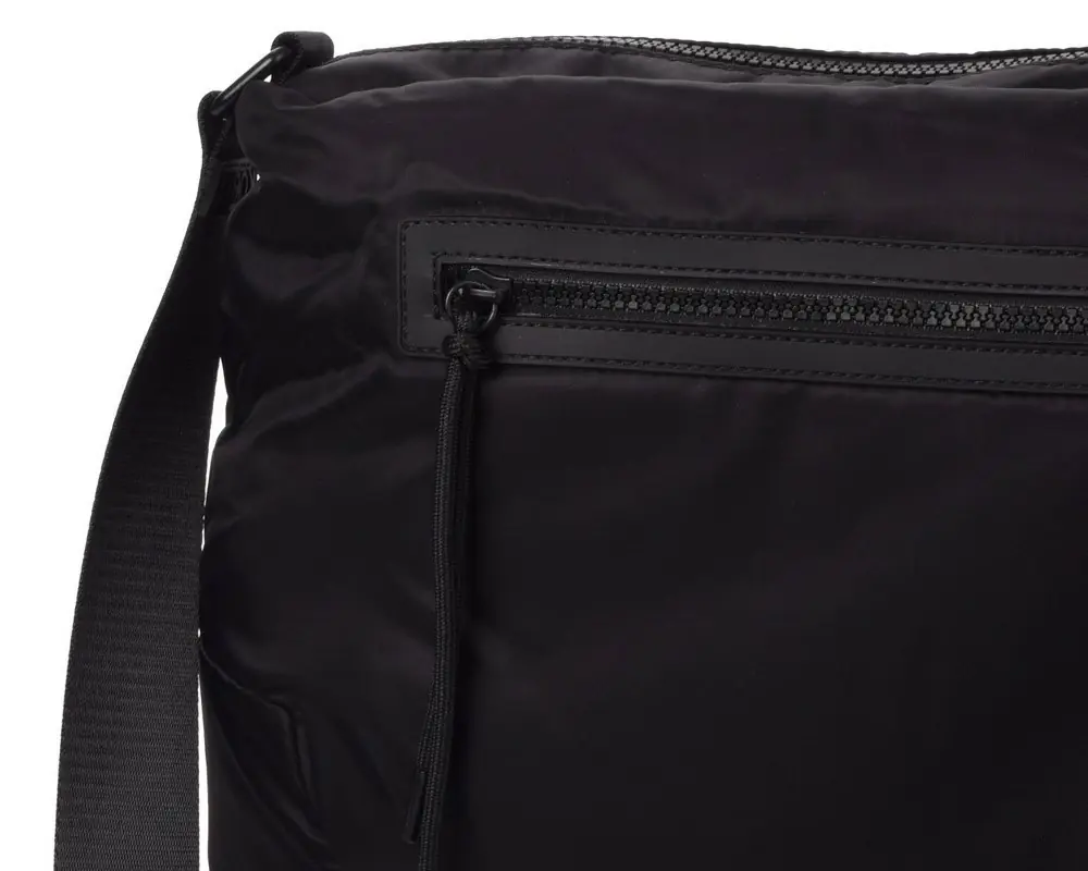 Bolso bandolera KCB · Bandolera grande · Color Negro y Kaki · Coleccion Puffy · VEGAN - Imagen 5