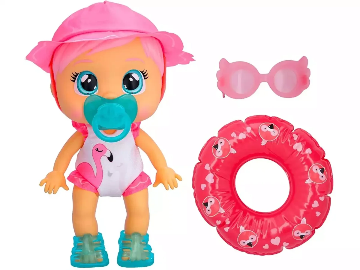 IMC TOYS – Bebés Llorones Fun N’Sun Fancy Muñeca 26 cm con Accesorios - Imagen 3