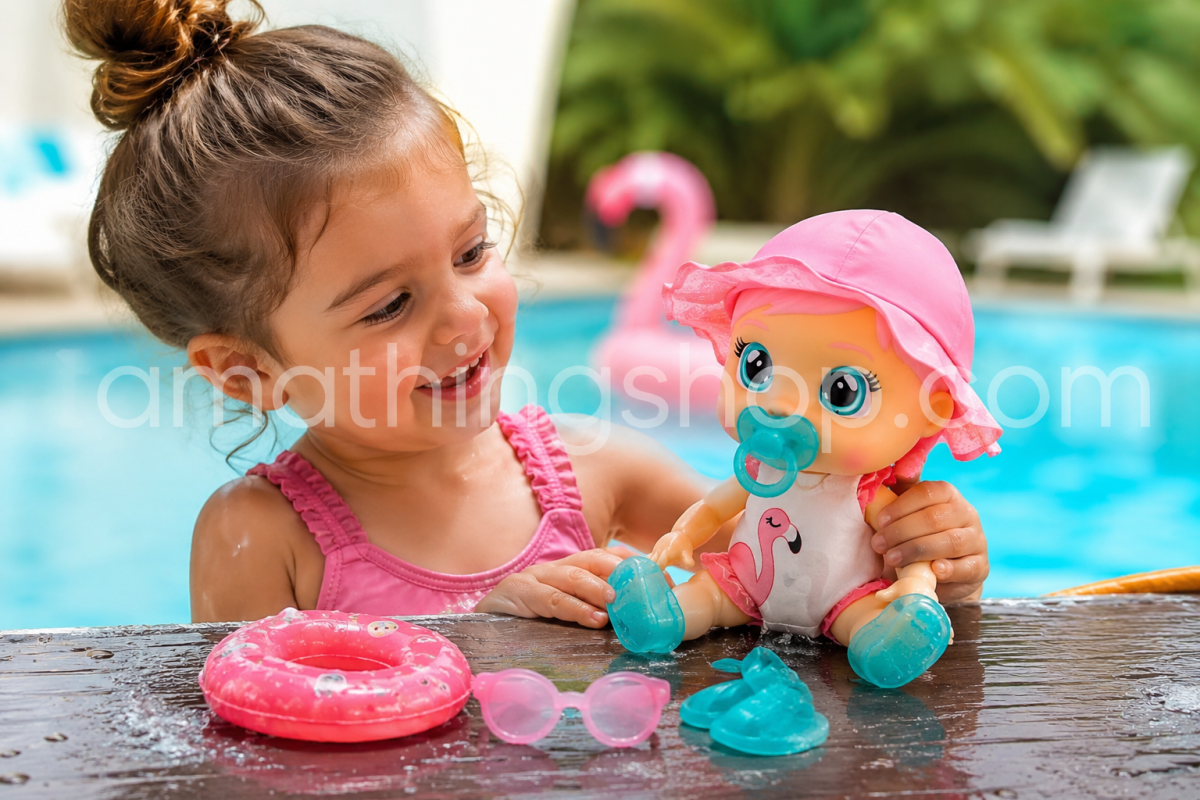 IMC TOYS – Bebés Llorones Fun N’Sun Fancy Muñeca 26 cm con Accesorios - Imagen 8