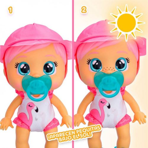 IMC TOYS – Bebés Llorones Fun N’Sun Fancy Muñeca 26 cm con Accesorios - Imagen 5
