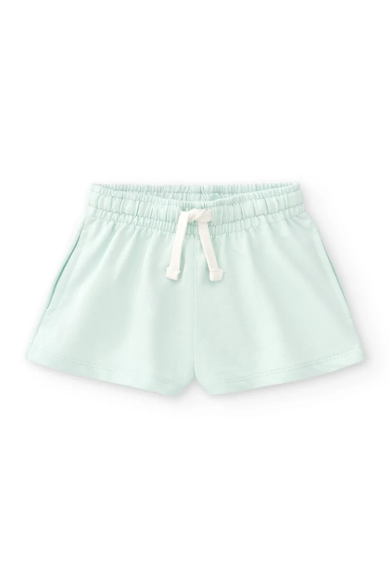 Short de niña aguamarina