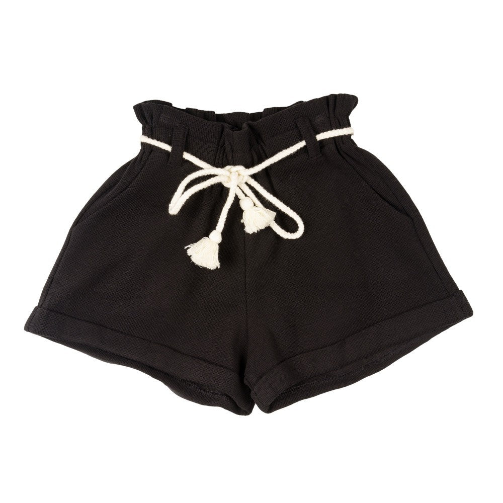 Short niña negro con cordón - Imagen 3