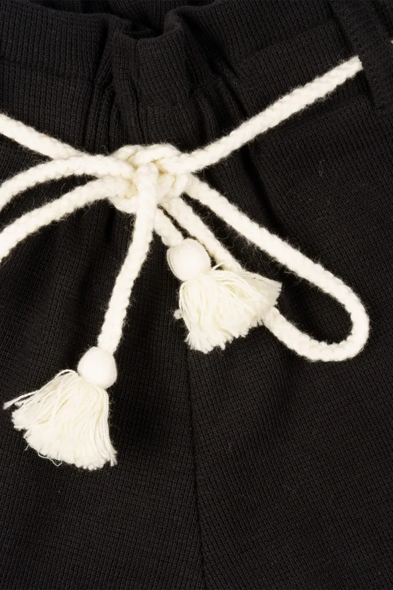 Short niña negro con cordón - Imagen 8