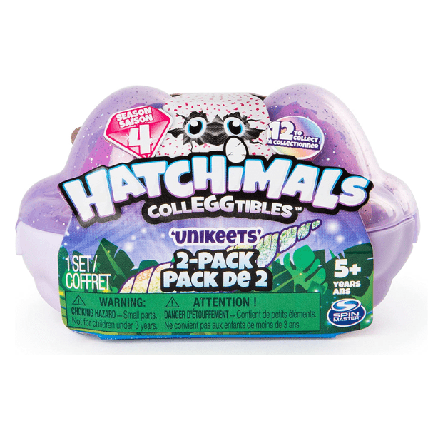 BIZAK – Hatchimals CollEGGtibles 2 Pack Huevos Sorpresa Season 4 Morado - Imagen 4