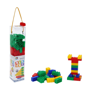 BLOCKS – Bloques de construcción para niños 100 piezas juego educativo portátil