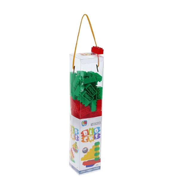 BLOCKS – Bloques de construcción para niños 100 piezas juego educativo portátil - Imagen 4