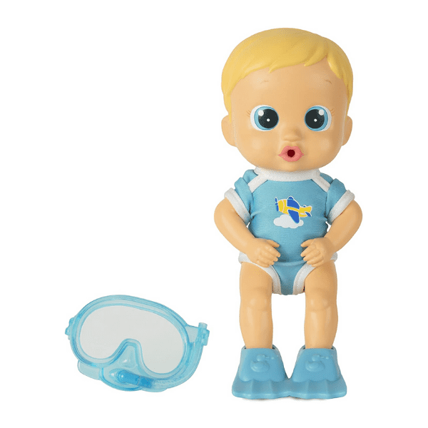 BLOOPIES DIVERS – Bloopies Max Muñeco Baño Buceador 22cm Regalo Niños Sin Pilas Juguete Agua - Imagen 4