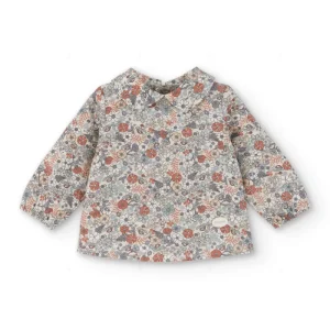 Blusa de bebé niña con estampado de flores Cocote & Charanga