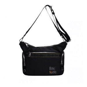 Bolso bandolera pequeña BINNARI Córdoba color negro