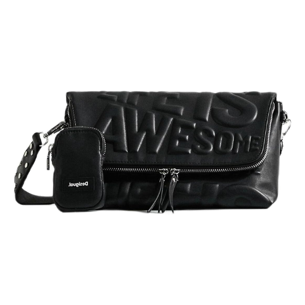 DESIGUAL – Bolso Bandolera Desigual Pompeya Venecia Negro 22SAXP34