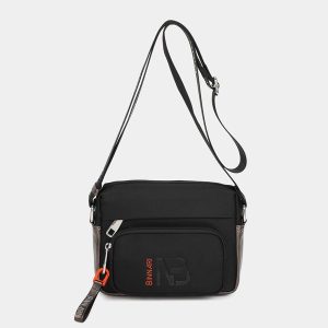 Bolso bandolera pequeña BINNARI Emilie color negro
