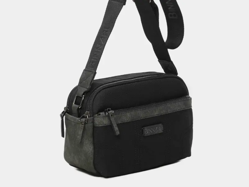 Bolso bandolera BINNARI · Con Doble compartimento · Coleccion Joelle - Imagen 4
