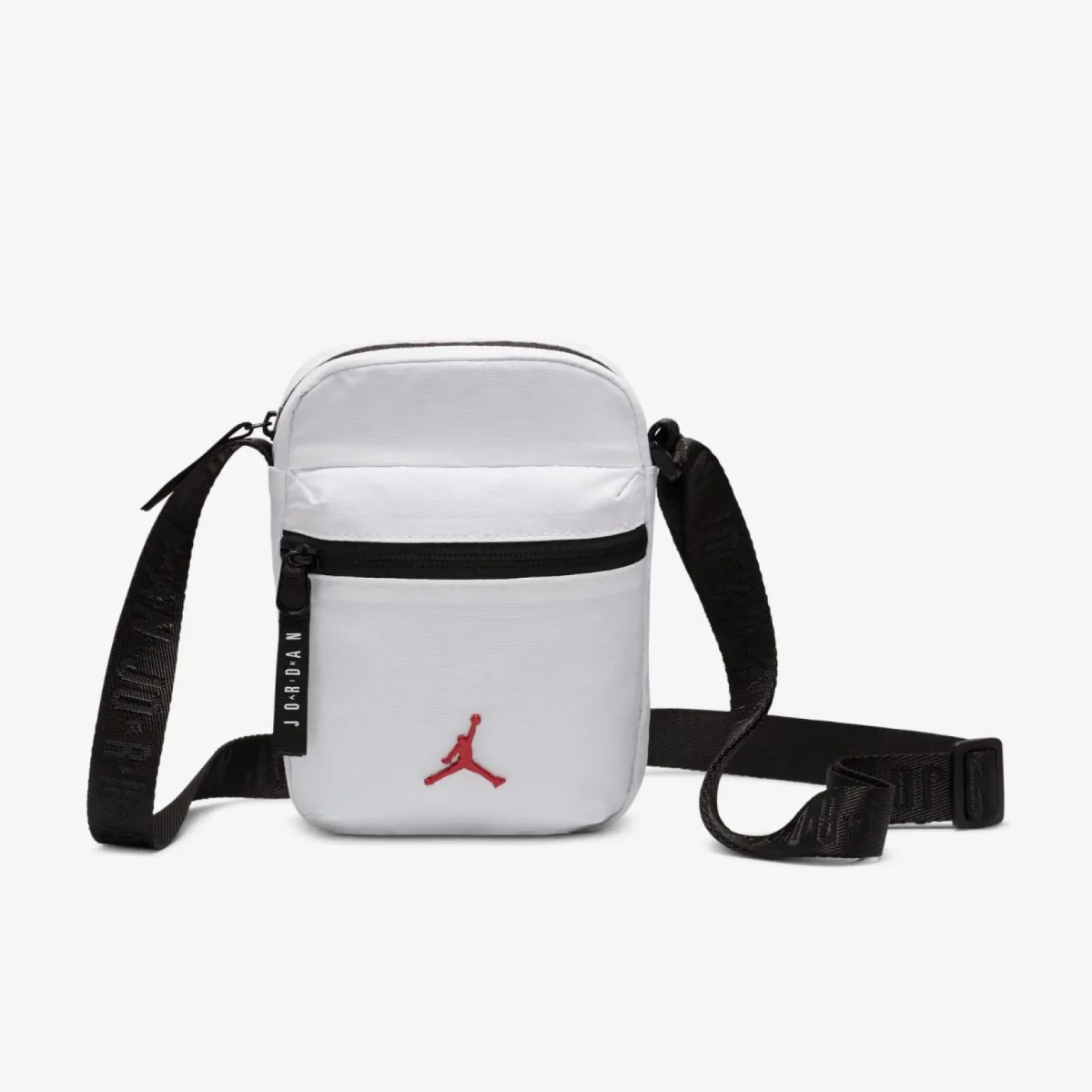 NIKE – Bolso Bandolera Jordan Airborne Festival Blanco Unisex 9A0631-001 - Imagen 2
