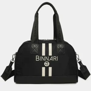 Bolso BINNARI · Con dos asas y asa bandolera · Color Negro · Coleccion Sally