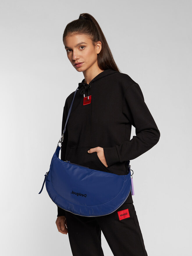 DESIGUAL – Bolso Happy Bag Kuwai – Bandolera Mujer Azul, Talla Única - Imagen 5