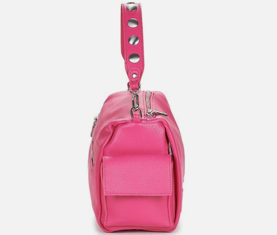 DESIGUAL – Bolso Desigual Half Logo Habana Fucsia Mujer Bandolera 3 Asas - Imagen 4