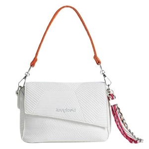 DESIGUAL – Bolso Desigual Rapsodia Phuket Mini Blanco Mujer Bandolera Original 22SAXP08