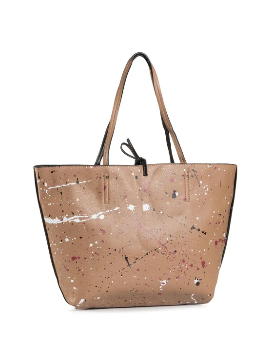 DESIGUAL – Bolso Desigual Sky Splatting Capri Negro Reversible Mujer 20WAXPD8 - Imagen 7