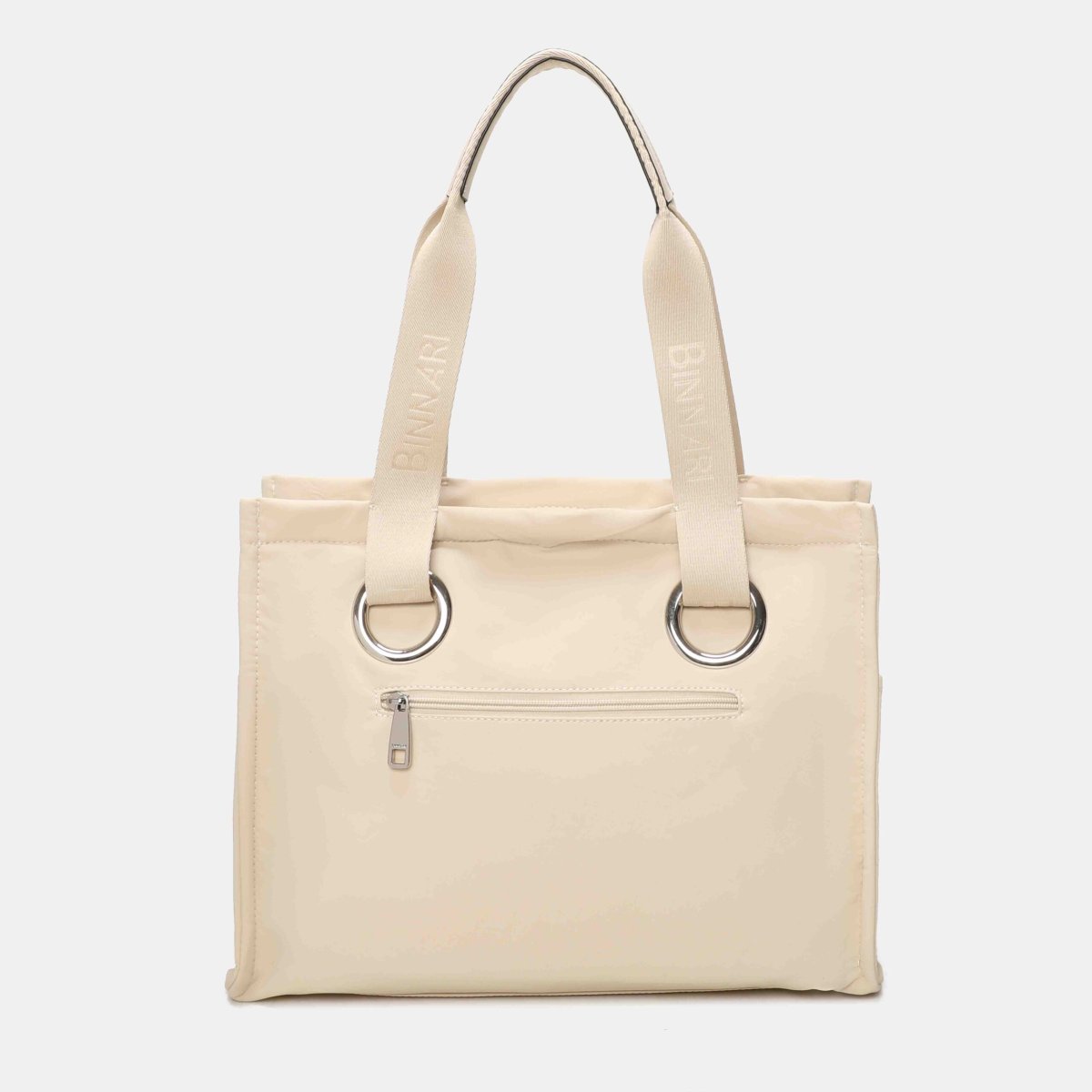 Bolso Binnari de dos asas Xara color hielo - Imagen 4