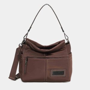 Bolso de hombro BINNARI Alina color marrón