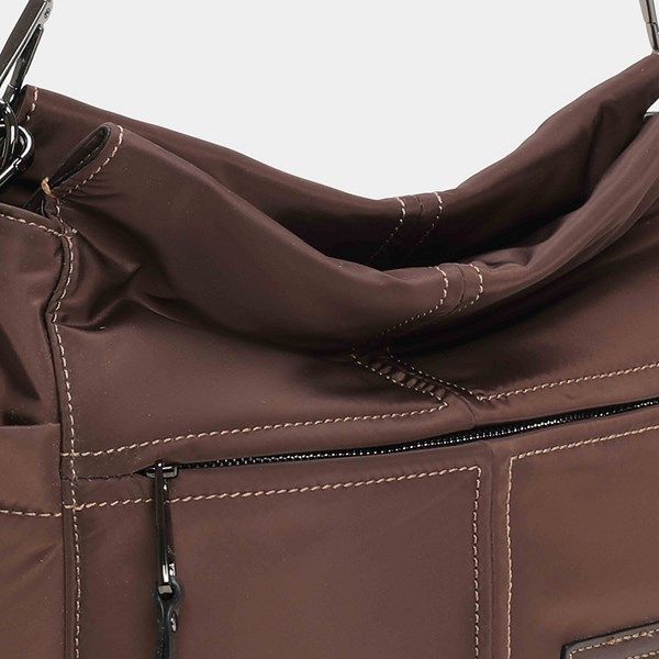 Bolso de hombro BINNARI Alina color marrón - Imagen 6